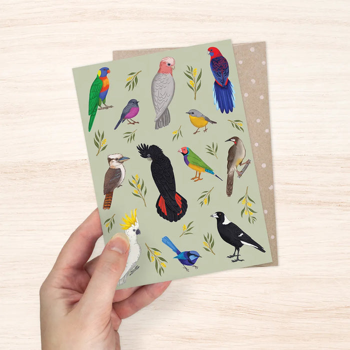 Negin Maddock - Greeting Card - Iconic Bird of Australia