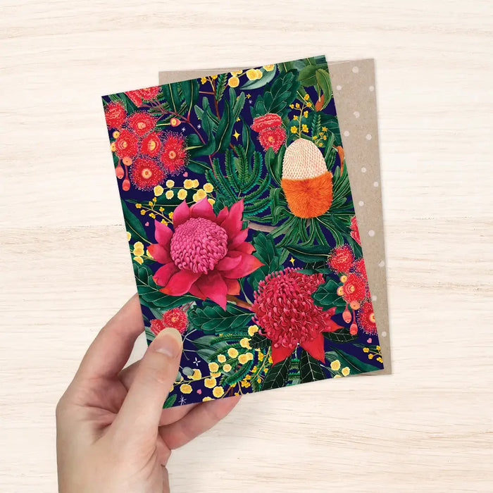 Neha Gupte - Greeting Card - Radiant Garden