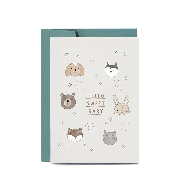 In The Daylight - Greeting Card - Sweet Baby Animals