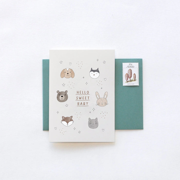 In The Daylight - Greeting Card - Sweet Baby Animals