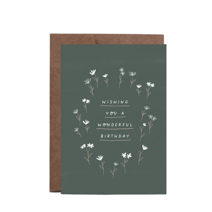 In The Daylight - Greeting Card - Birthday Wishing a Wonderful