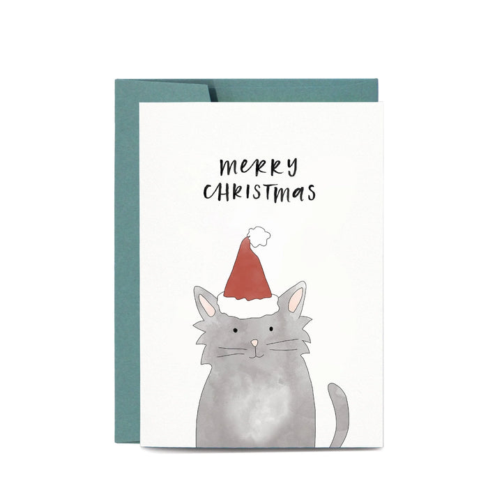 In The Daylight - Christmas Card -  Christmas Cat