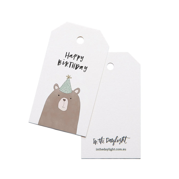 In The Daylight - Gift Tag - Birthday Bear