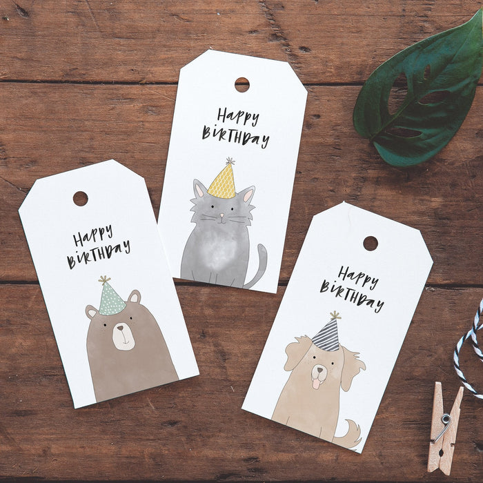 In The Daylight - Gift Tag - Birthday Dog