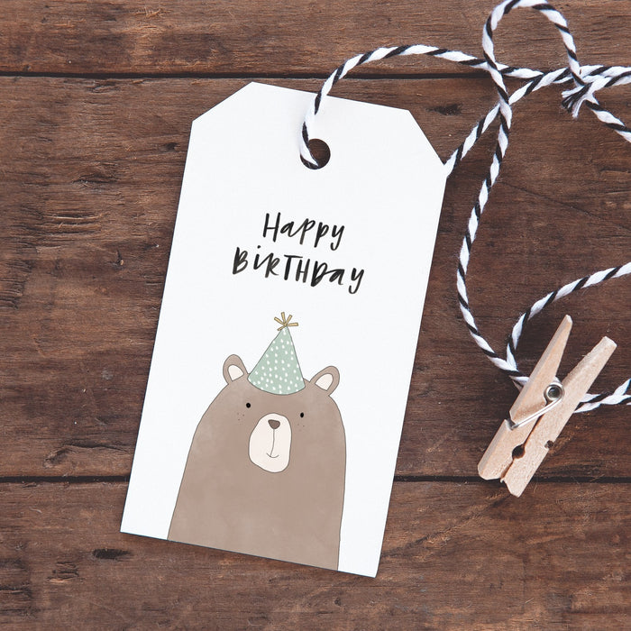 In The Daylight - Gift Tag - Birthday Bear