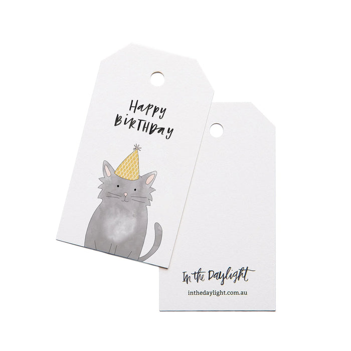 In The Daylight - Gift Tag - Birthday Cat
