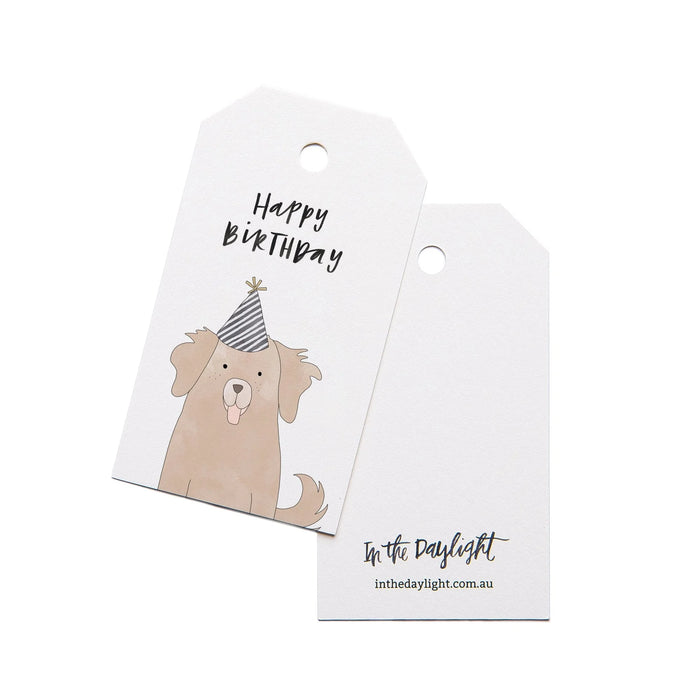 In The Daylight - Gift Tag - Birthday Dog