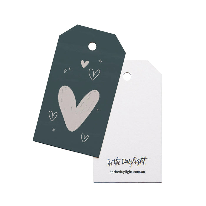 In The Daylight - Gift Tag - Love Hearts