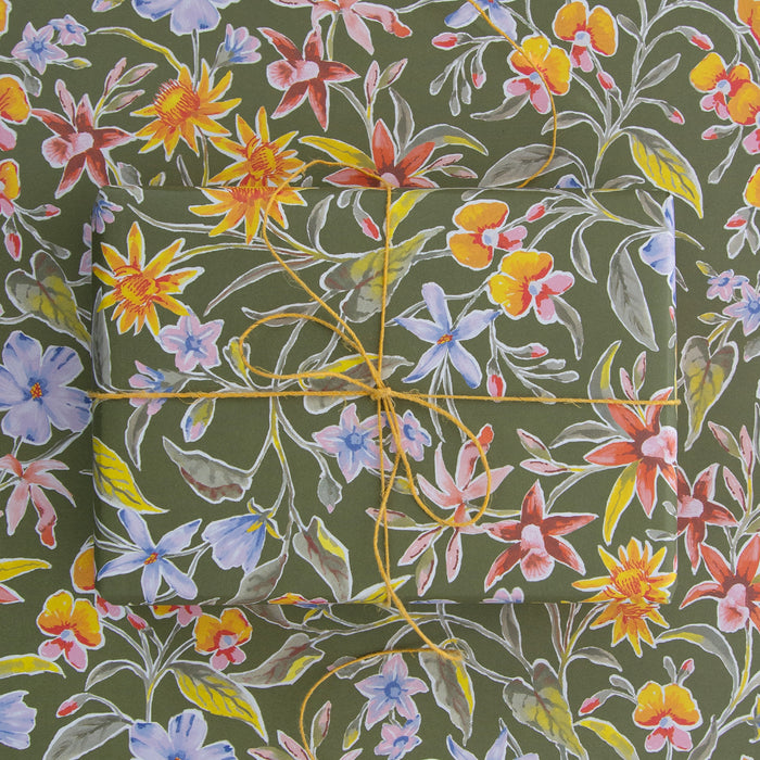 Jayne Branchflower - Wrapping Paper (Folded) - Wildflower Wander