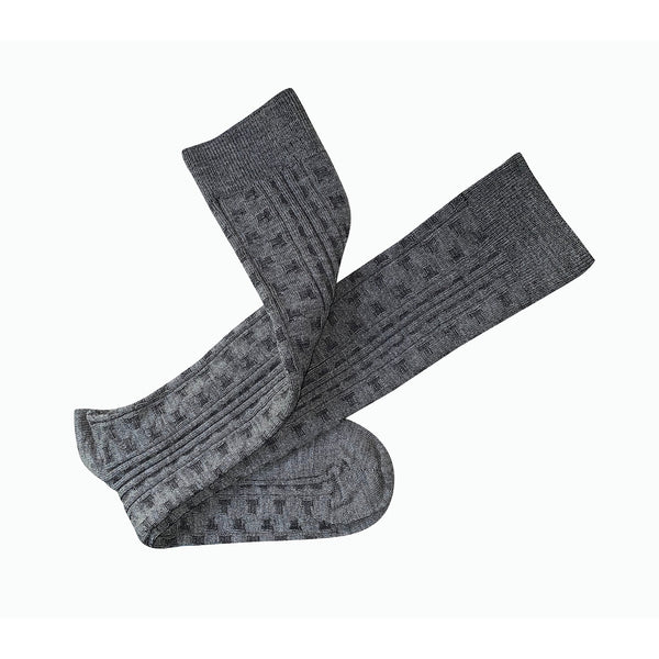 Tightology - Industry - Long Merino Socks - Charcoal