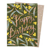 Jayne Branchflower - Greeting Card - Happy Birthday Wattle