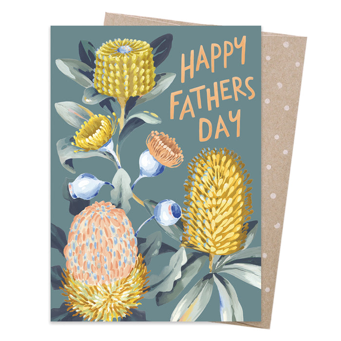 Jayne Branchflower - Fathers Day Card - Banksias