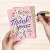 Jayne Branchflower - Thank You Card - Flannel Flowers