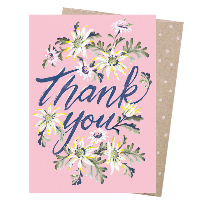 Jayne Branchflower - Thank You Card - Flannel Flowers