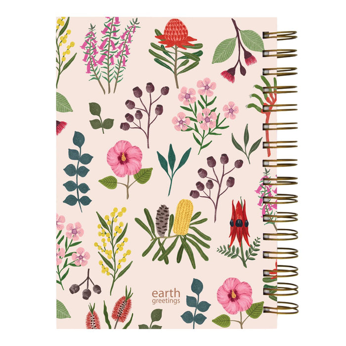 Negin Maddock - Lined Journal - Australian Wildflowers - A5