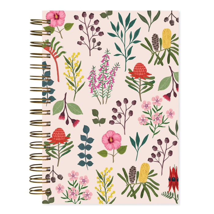 Negin Maddock - Lined Journal - Australian Wildflowers - A5