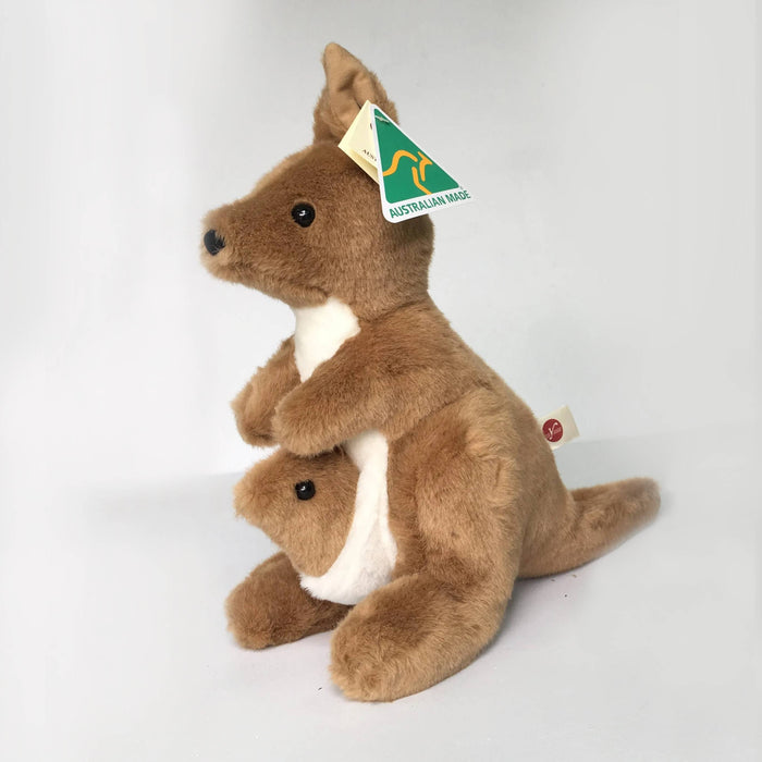 Ocean Yuen - Kangaroo with Joey Soft Toy