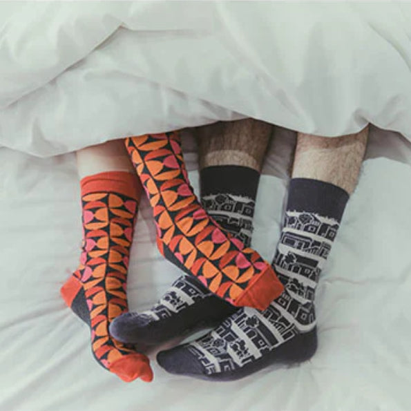 Otto & Spike - Kinky Socks - Red