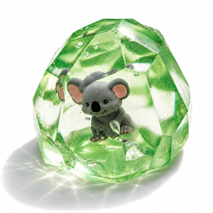 Keldan - LIL Gemz Squishies - Green Koala