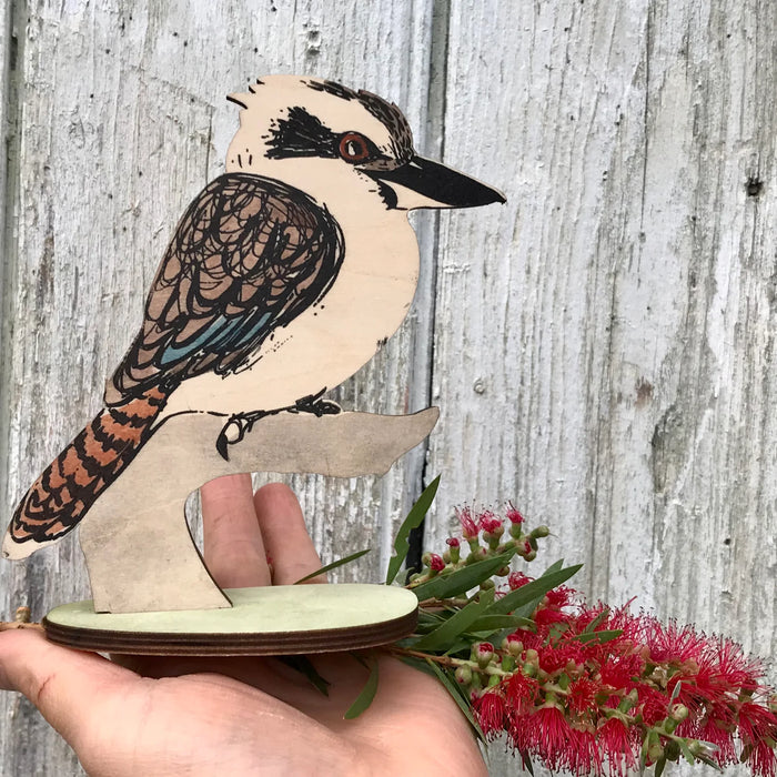 Bridget Farmer - Standing Bird - Kookaburra