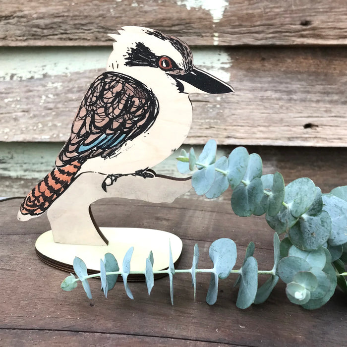 Bridget Farmer - Standing Bird - Kookaburra