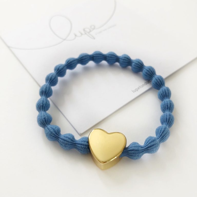 Lupe - Hair Tie / Bracelet - Denim Blue