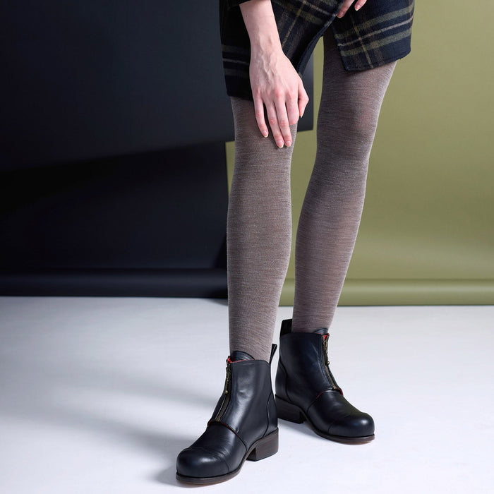 Tightology - Luxe - Merino Wool Tights - Fawn