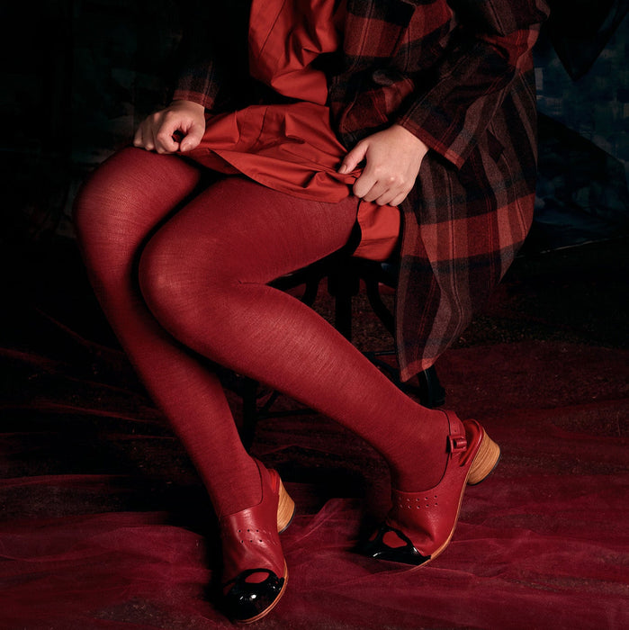 Tightology - Luxe - Merino Wool Tights - Henna