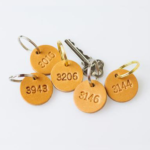 Murch+Co - Leather Postcode Keyring - Fitzroy 3065