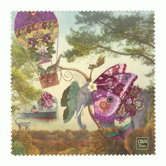 Colorathur - Microfibre Cloth - Isabelle Frioux - Butterfly Elephant