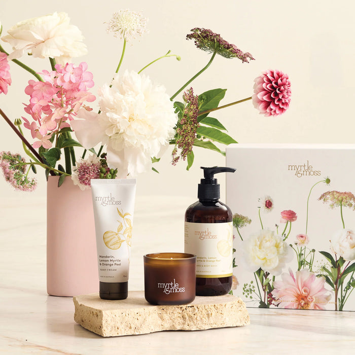 Myrtle & Moss - Mother's Day Trio - Mandarin,Lemon Myrtle & Orange Peel