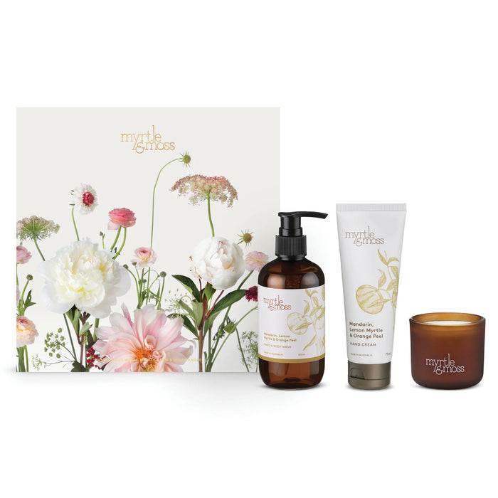 Myrtle & Moss - Mother's Day Trio - Mandarin,Lemon Myrtle & Orange Peel