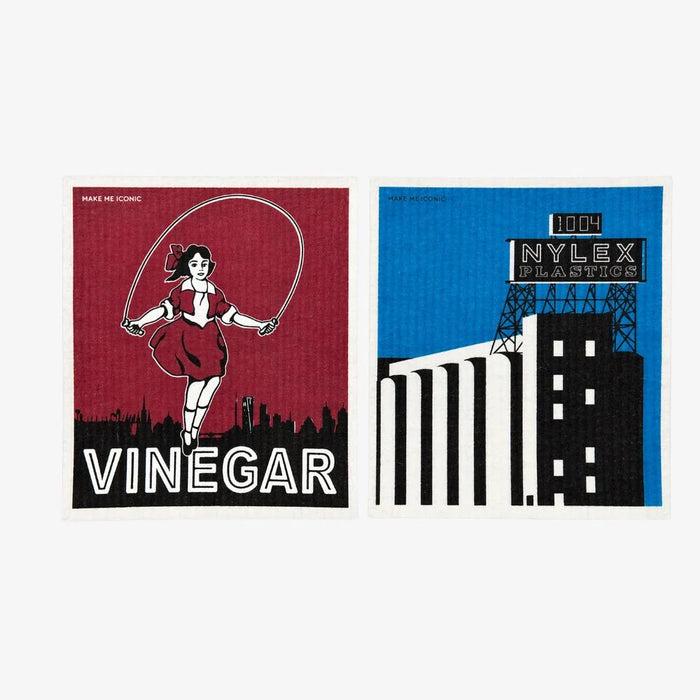 Make Me Iconic - Dish Cloth Sponge - Melbourne Signs