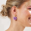 Martha Jean - Day Night Earrings - Purple