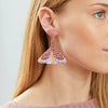 Martha Jean - Moth Earrings - Rose