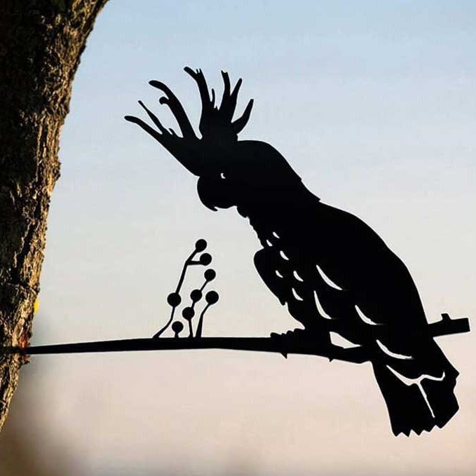 Metalbird - Garden Art - Cockatoo