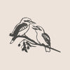 Metalbird - Garden Art - Kookaburra Pair