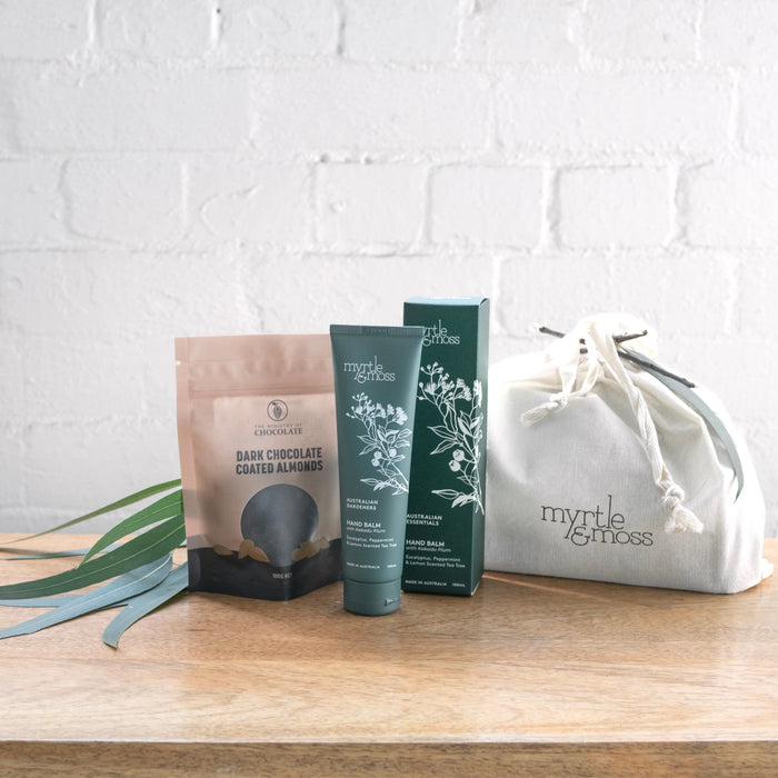 Myrtle & Moss - Father's Day Essentials Bundle - Hand Balm & Chocolate