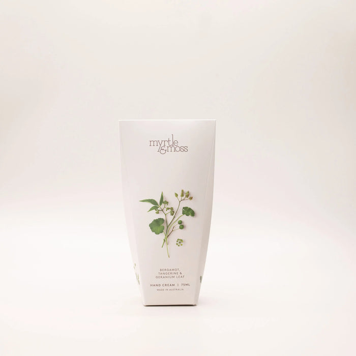 Myrtle & Moss - Hand Cream - Bergamot, Tangerine & Geranium Leaf