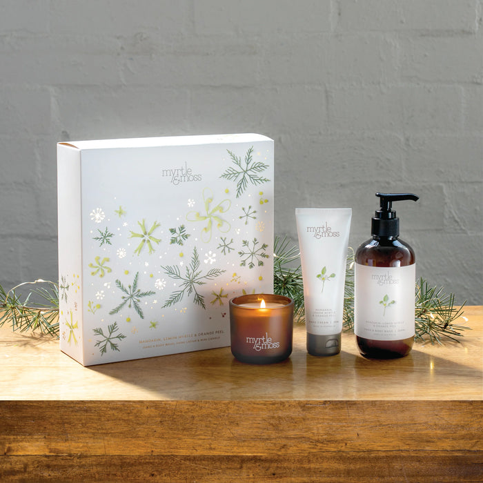 Myrtle & Moss - Christmas Trio - Mandarin, Lemon Myrtle & Orange Peel