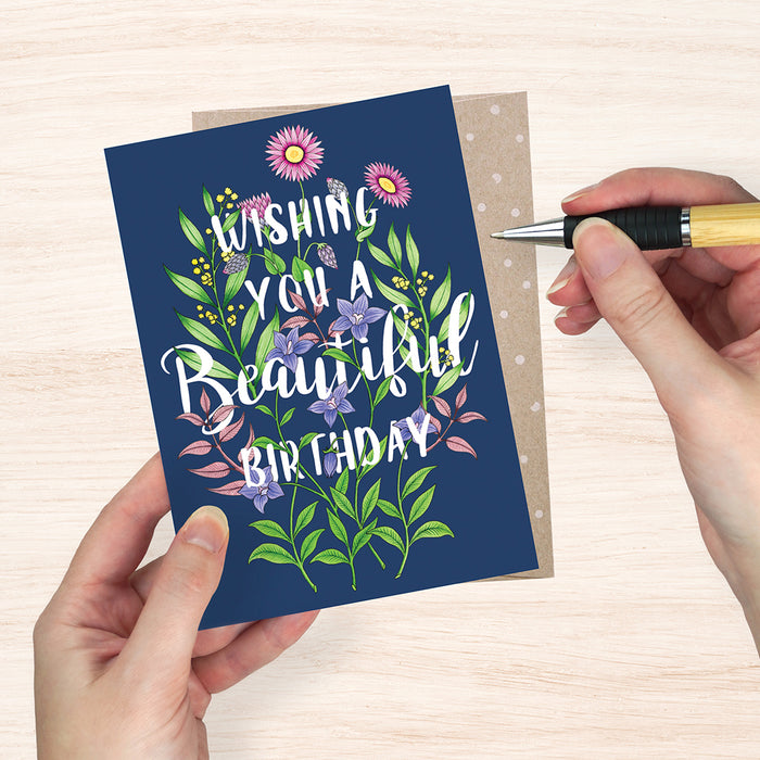 Negin Maddock - Greeting Card - Beautiful Birthday