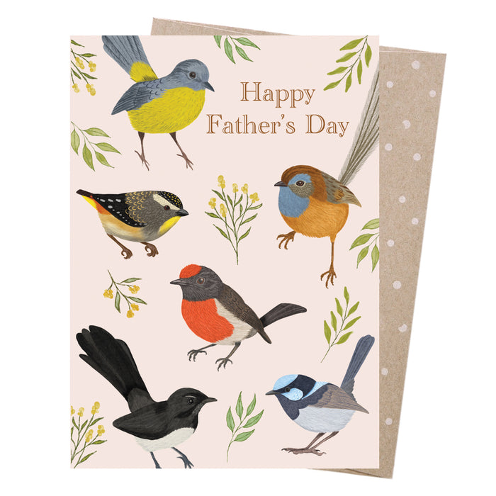 Negin Maddock - Fathers Day Card - Little Birdies