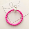 Lupe - Hair Tie / Bracelet - Neon Pink