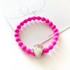 Lupe - Hair Tie / Bracelet - Neon Pink