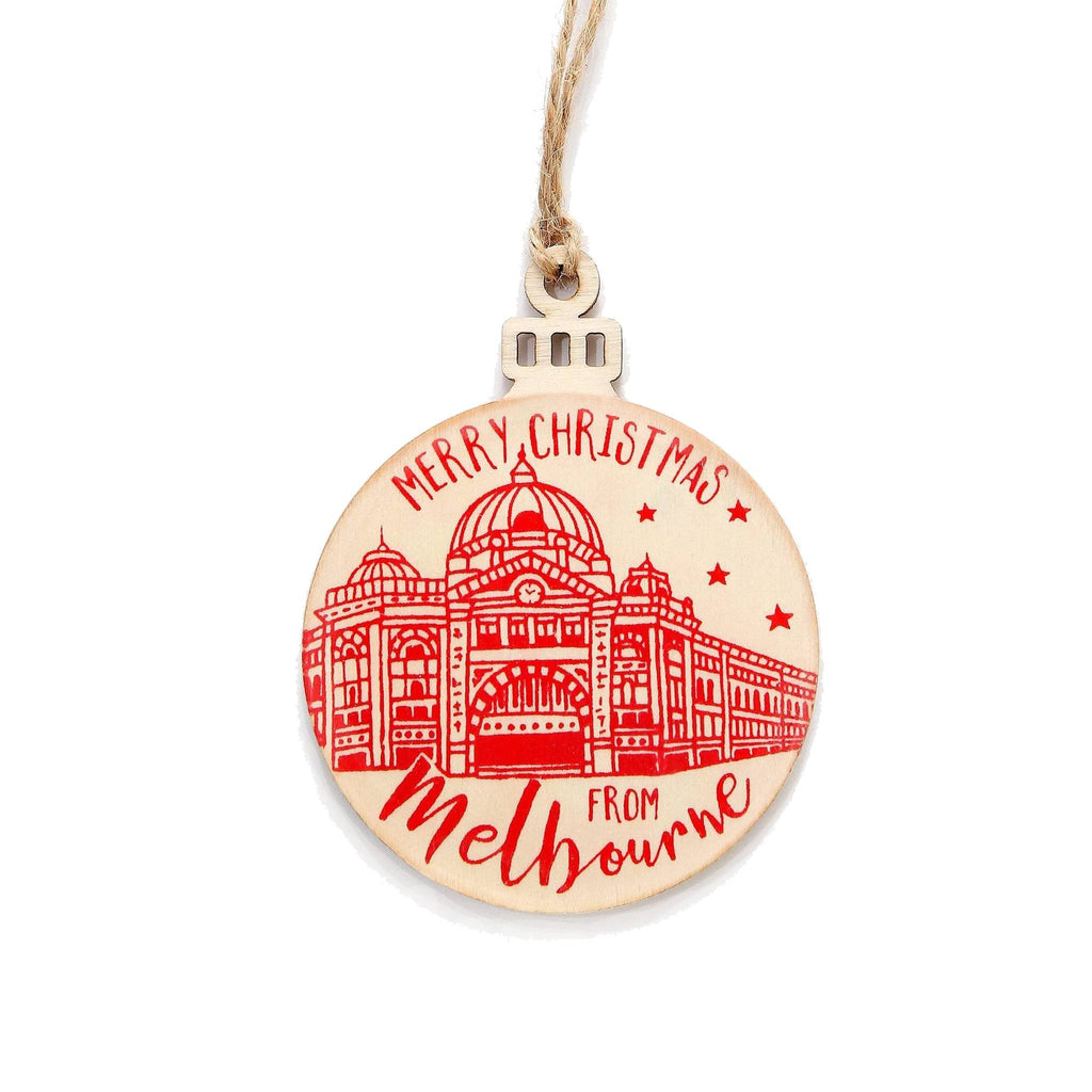 Vicinity Store - Christmas Ornament - Flinders Street Station