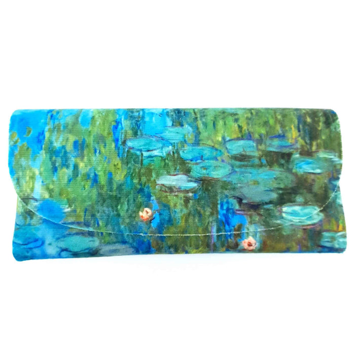 Colorathur - Velour Glasses Case - Envelope Style - Monet - Nympheas 1915