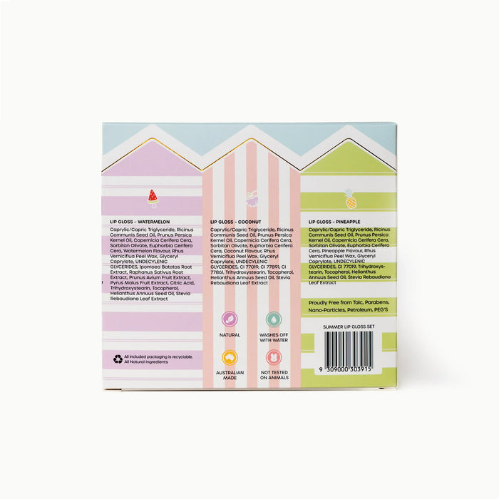 Oh Flossy! - Beach Club Natural Lip Gloss Set