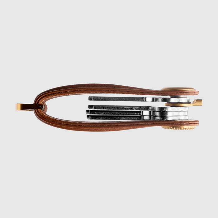 Orbitkey - Leather Key Organiser Pro - Cedar