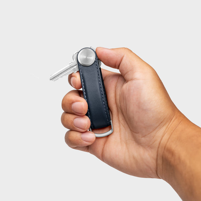 Orbitkey - Leather Key Organiser Pro - Sapphire