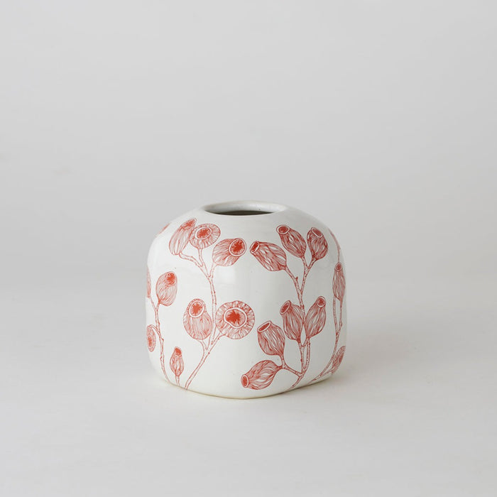 Angus & Celeste - Cube Vase - Eucalyptus Seed Pods